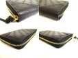 Photo7: GUCCI Guccissima Black Leather Round Zip Long Wallet #a097