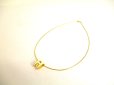 Photo12: HERMES White Pop Ash H Gold Plated Necklace Choker Pendant #a099