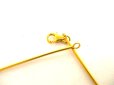 Photo8: HERMES White Pop Ash H Gold Plated Necklace Choker Pendant #a099