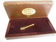 Photo1: GUCCI Vintage Gold Plated Necktie Pin Necktie Clip #a102 (1)