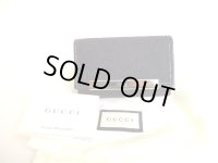 GUCCI GG Black Canvas and Leather 6 Pics Key Cases #a117