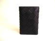 Photo2: BOTTEGA VENETA Black Leather Silver H/W 6 Pics Key Cases #a120 (2)