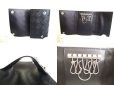 Photo8: BOTTEGA VENETA Black Leather Silver H/W 6 Pics Key Cases #a120