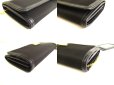 Photo7: PRADA Black Nylon and Leather Bifold Long Wallet Purse #a122