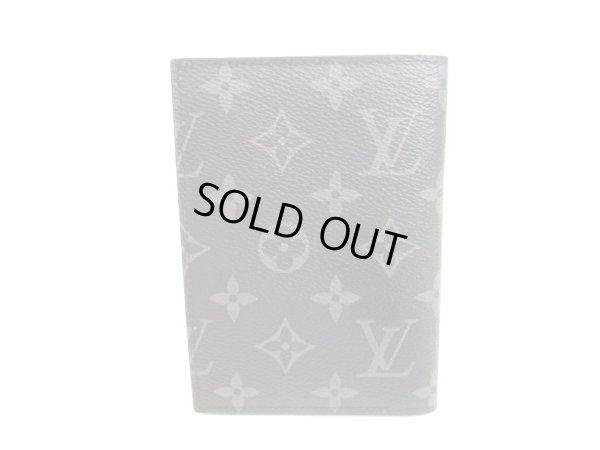 Photo2: LOUIS VUITTON Monogram Eclipse Leather Passport Holder ID Holders #a128