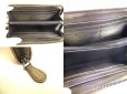 Photo8: BOTTEGA VENETA Intrecciato Metallic Silver Leather Round Zip Wallet Purse #a141