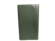 Photo2: LOUIS VUITTON Episea Green Taiga Leather Long Bill Wallet #a145 (2)