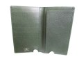 Photo8: LOUIS VUITTON Episea Green Taiga Leather Long Bill Wallet #a145