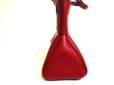Photo4: Cartier Wine Red Calf Leather Hand Bag Purse Marcello de Cartier SM #a147
