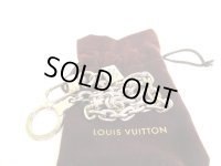LOUIS VUITTON Silver Color Metal Wallet Chain Chaine Anneau Cle #a161