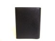 Photo2: BVLGARI Black Leather Bifold Flap Bill Wallet ID Case #a164 (2)