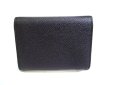 Photo2: BVLGARI Logo Clip Black Leather Business Card Case Card Holder #a165 (2)