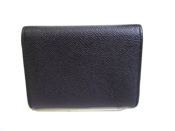 Photo2: BVLGARI Logo Clip Black Leather Business Card Case Card Holder #a165