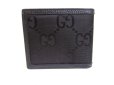 Photo2: GUCCI Off The Grid Black Nylon Leather Bifold Wallet #a168 (2)