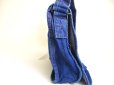 Photo4: HUNTING WORLD Blue Denim Messenger Bag Crossbody Bag Purse #a172