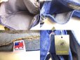 Photo9: HUNTING WORLD Blue Denim Messenger Bag Crossbody Bag Purse #a172