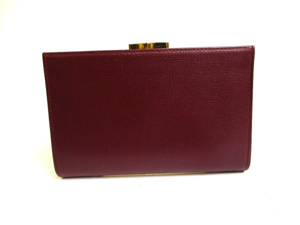 Photo2: Cartier Must de Cartier Bordeaux Leather Trifold Wallet #a173