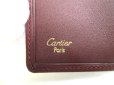 Photo10: Cartier Must de Cartier Bordeaux Leather Trifold Wallet #a178