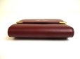 Photo5: Cartier Must de Cartier Bordeaux Leather Trifold Wallet #a178
