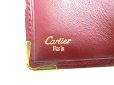 Photo10: Cartier Must de Cartier Bordeaux Leather Bifold Wallet Purse #a179