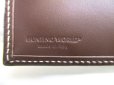 Photo10: HUNTING WORLD Safari Khaki Green Canvas Brown Leather Bifold Wallet #a180