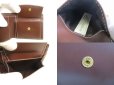 Photo9: HUNTING WORLD Safari Khaki Green Canvas Brown Leather Bifold Wallet #a180