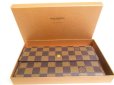 Photo12: LOUIS VUITTON Damier Brown Leather Trifold Long Wallet International #a183