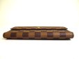 Photo5: LOUIS VUITTON Damier Brown Leather Trifold Long Wallet International #a183