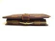 Photo6: LOUIS VUITTON Damier Brown Leather Bifold Wallet Viennois #a185