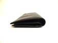 Photo6: PRADA Saffiano Black Leather Bifold Long Flap Wallet #a189