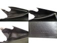 Photo9: PRADA Saffiano Black Leather Bifold Long Flap Wallet #a189