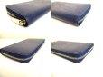 Photo7: LOUIS VUITTON Epi Navy Blue Leather Round Zip Zippy Wallet Purse #a190