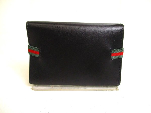 Photo2: GUCCI Black Leather Multicolor Rubber 6 Pics Key Cases #a192
