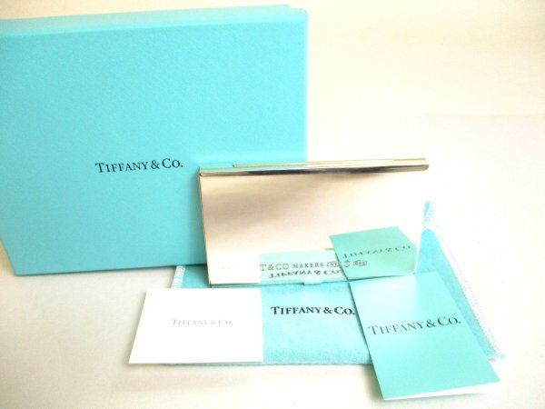 Photo1: Tiffany & Co. Starling Silver Card Holder #a195