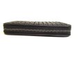 Photo6: BOTTEGA VENETA Intrecciato Black Leather Round Zip Wallet Purse #a196