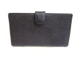 Photo2: CHANEL Vinage CC Logo Black Leather Bifold Long Wallet Purse #a198 (2)
