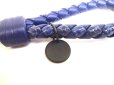 Photo11: BOTTEGA BENETA Intrecciato Navy Blue Leather Key Chain Key Holder #a201
