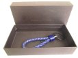 Photo12: BOTTEGA BENETA Intrecciato Navy Blue Leather Key Chain Key Holder #a201