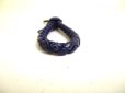 Photo4: BOTTEGA BENETA Intrecciato Navy Blue Leather Key Chain Key Holder #a201