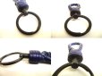Photo9: BOTTEGA BENETA Intrecciato Navy Blue Leather Key Chain Key Holder #a201