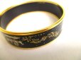 Photo5: HERMES Black Enamel Horse Motif Bangle Bracelet Email Imprime GM #a208