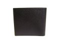 Photo2: BVLGARI Black Leather Classico Bifold Wallet Compact Wallet for Men #a213 (2)