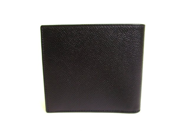 Photo2: BVLGARI Black Leather Classico Bifold Wallet Compact Wallet for Men #a213