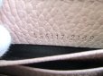 Photo11: GUCCI Double G Beige Coating Canvas Light Pink Leather Round Zip Wallet #a217