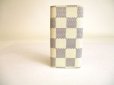 Photo2: LOUIS VUITTON Damier Azur Leather Multicles 4 Key Cases #a226 (2)