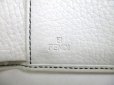 Photo10: FENDI Zucca Canvas White Leather Bifold Wallet Compact Wallet #a229