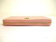 Photo6: GUCCI Marmont GG Light Pink Leather Round Zip Long Wallet #a232