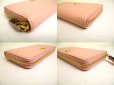 Photo7: GUCCI Marmont GG Light Pink Leather Round Zip Long Wallet #a232