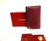 Photo1: Cartier Must de Cartier Bordeaux Leather 6 Pics Key Cases #a235 (1)