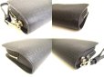 Photo7: LOUIS VUITTON Taiga Ardoise Leather Clutch Bag Document Case Baikal #a239